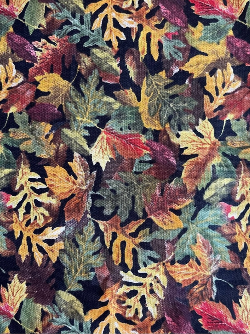 Fall Leaves Fabric - 42" x 60”